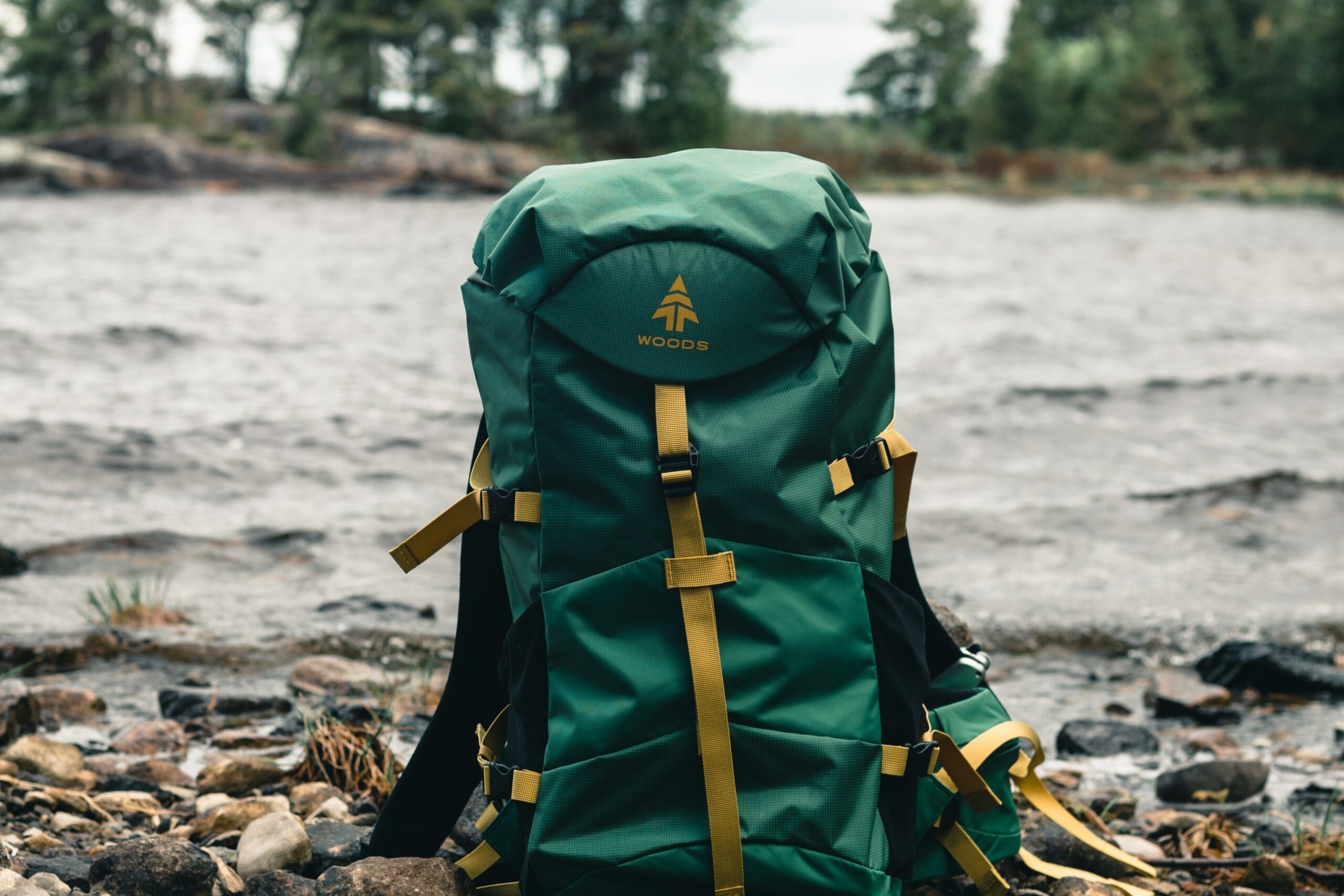 a backpack outdoors