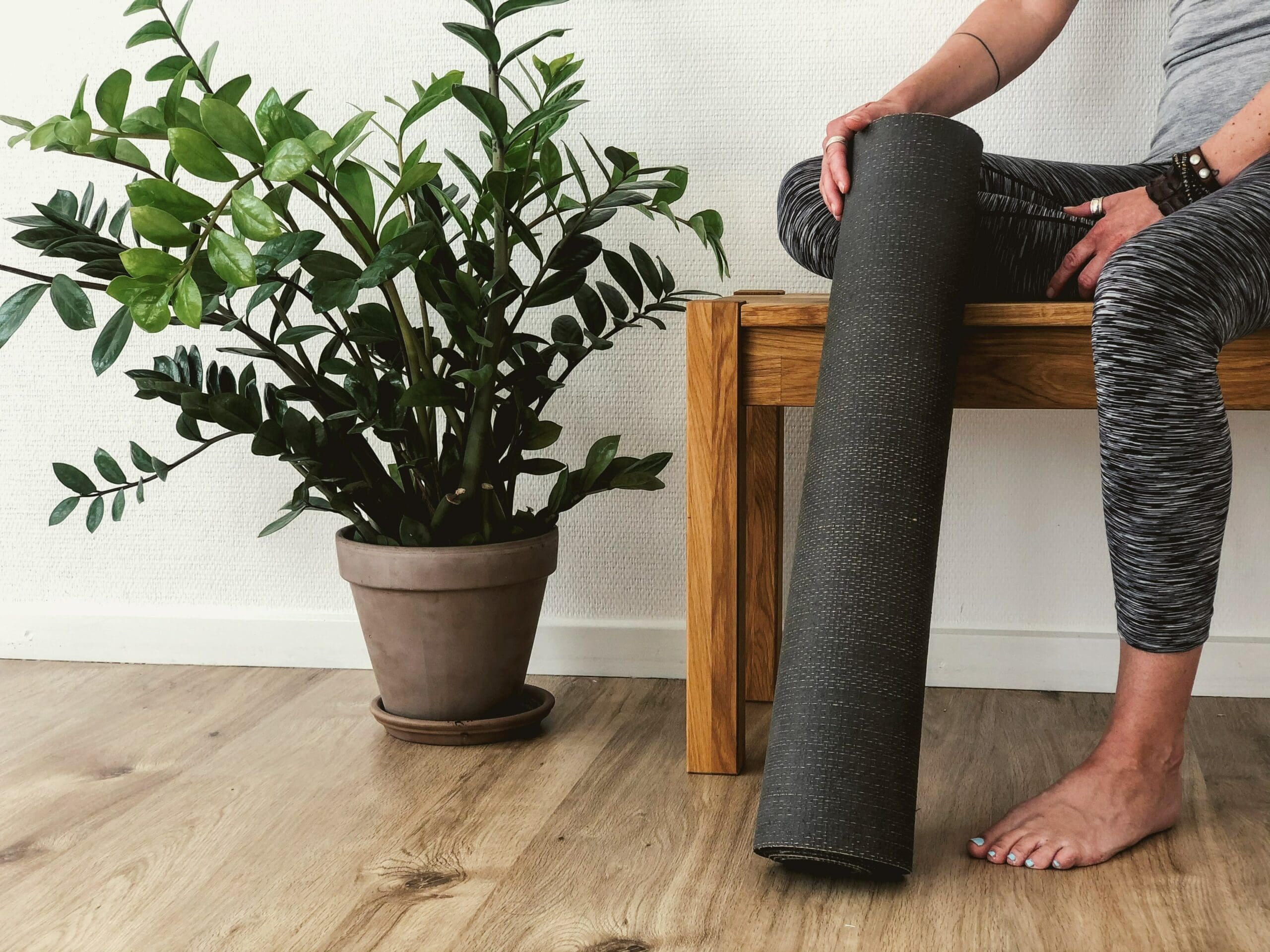 a yoga mat