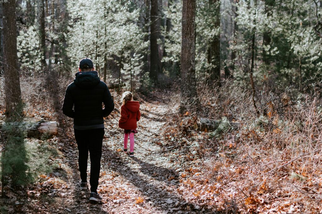 two people out for a walk