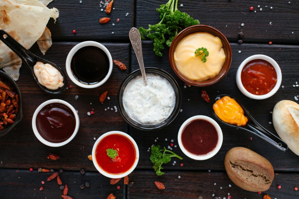 Variety of dips